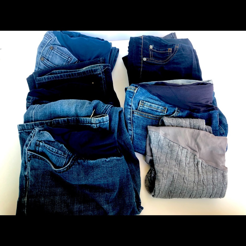 Maternity Bottoms Lot (Pants, Shorts, Capris, Tights)
